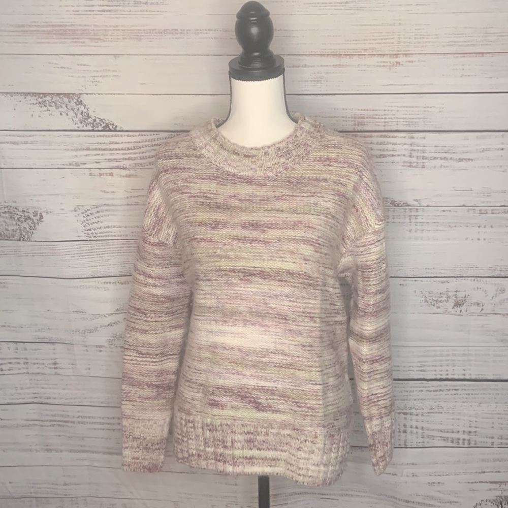 Multi-colored oversized sweater